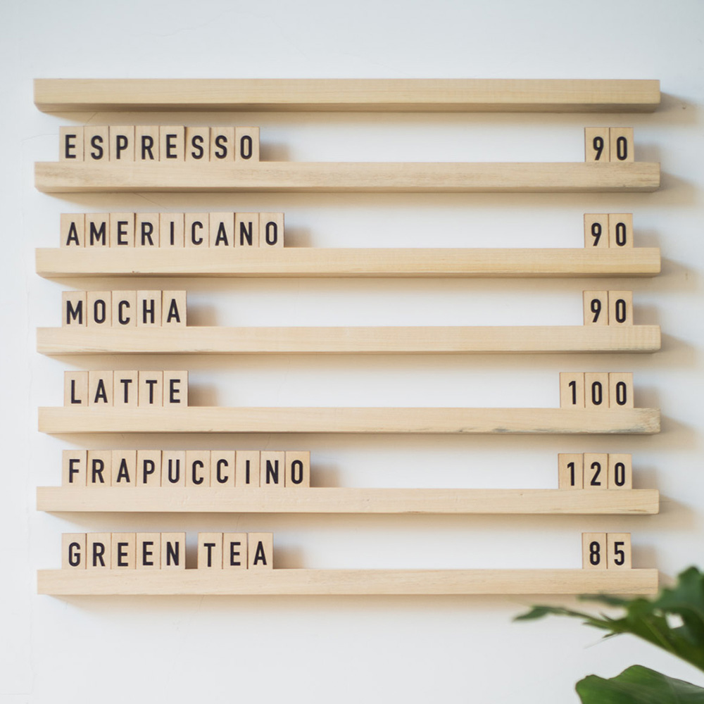 Soportes Listones Cafe